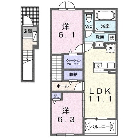 フラン　メゾン　ソレイユの物件間取画像